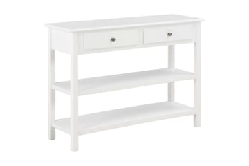 Sivupöytä 110x35x80 cm MDF valkoinen - Valkoinen - Säilytys - Säilytyskalusteet - Senkki