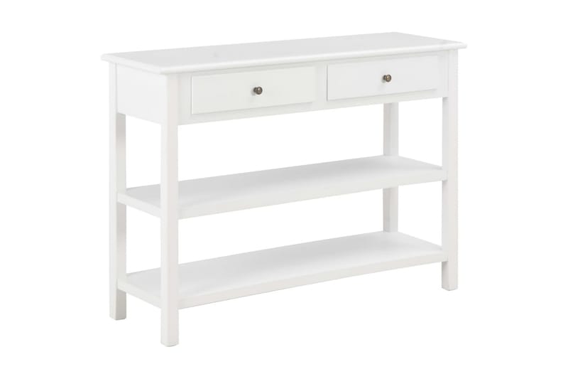 Sivupöytä 110x35x80 cm MDF valkoinen - Valkoinen - Säilytys - Säilytyskalusteet - Senkki