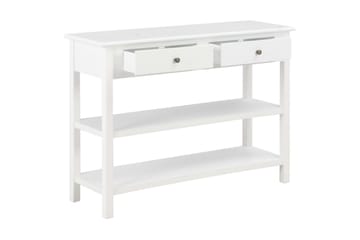 Sivupöytä 110x35x80 cm MDF valkoinen - Valkoinen - Säilytys - Säilytyskalusteet - Senkki