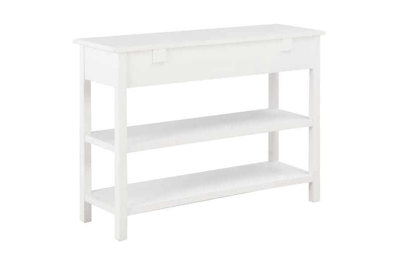 Sivupöytä 110x35x80 cm MDF valkoinen - Valkoinen - Säilytys - Säilytyskalusteet - Senkki