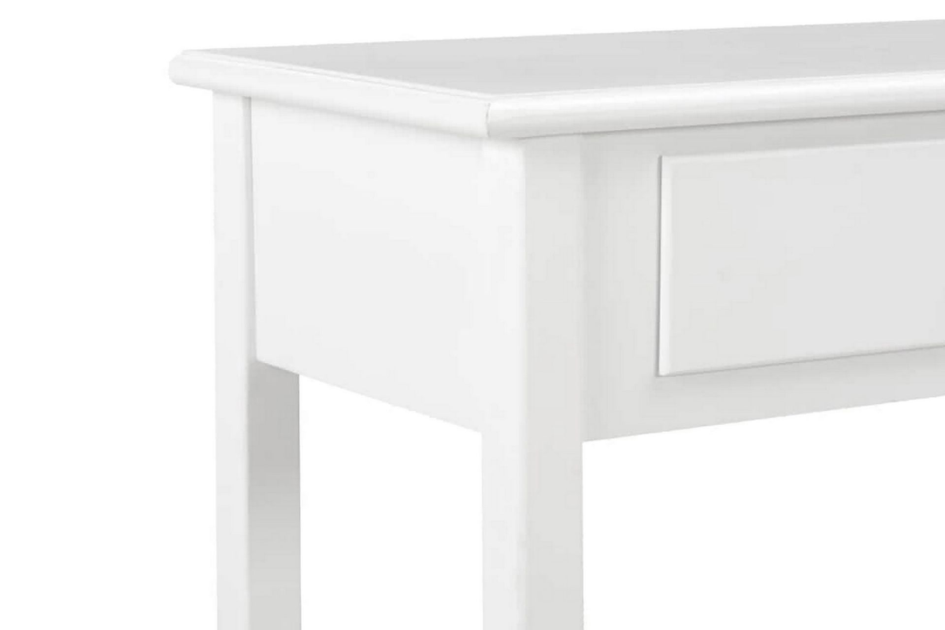 Sivupöytä 110x35x80 cm MDF valkoinen - Valkoinen - Säilytys - Säilytyskalusteet - Senkki