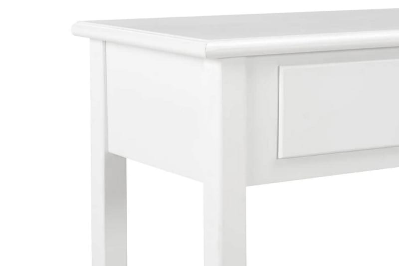 Sivupöytä 110x35x80 cm MDF valkoinen - Valkoinen - Säilytys - Säilytyskalusteet - Senkki