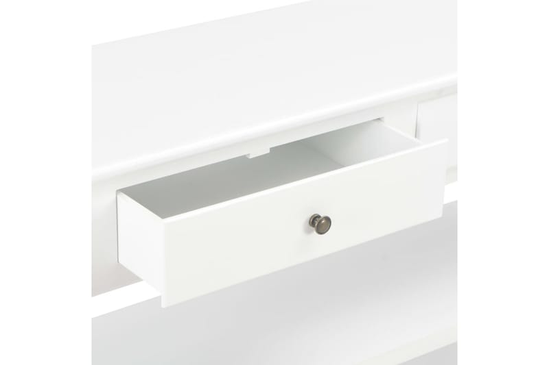 Sivupöytä 110x35x80 cm MDF valkoinen - Valkoinen - Säilytys - Säilytyskalusteet - Senkki