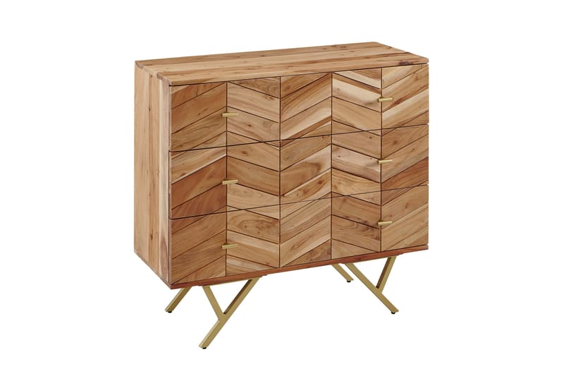 Sivupöytä Clanton 90x40 cm - Ruskea - Säilytys - Säilytyskalusteet - Senkki