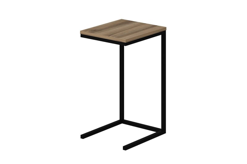 Sivupöytä Davin 35 cm - Pähkinä - Huonekalut - Pöytä & ruokailuryhmä - Apupöytä & sivupöytä - Tarjotinpöytä & pikkupöytä