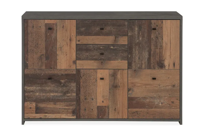 Sivupöytä Loweswater 114 cm - Harmaa/Ruskea - Huonekalut - Pöytä & ruokailuryhmä - Apupöytä & sivupöytä - Tarjotinpöytä & pikkupöytä