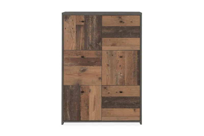 Sivupöytä Loweswater 77 cm, Harmaa/Ruskea