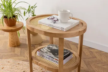 Sivupöytä Makwana 51 cm - Natural - Huonekalut - Pöytä & ruokailuryhmä - Apupöytä & sivupöytä - Tarjotinpöytä & pikkupöytä