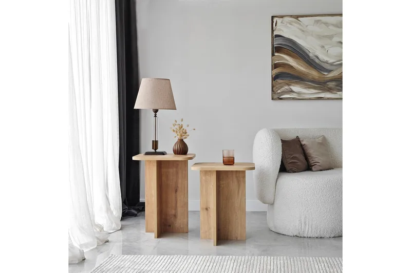 Sivupöytä Masakage 40 cm, Tammi