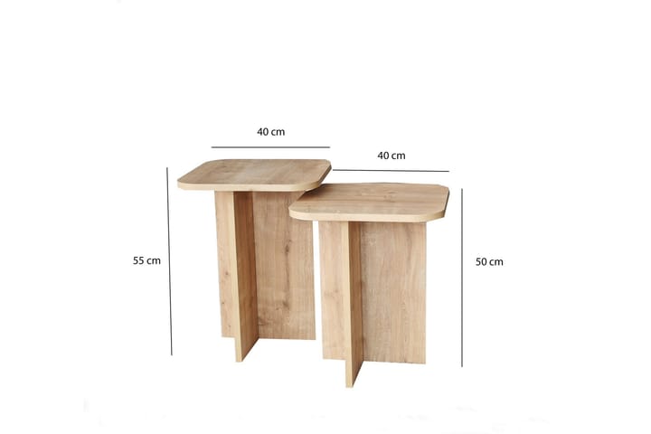 Sivupöytä Masakage 40 cm - Tammi - Senkki
