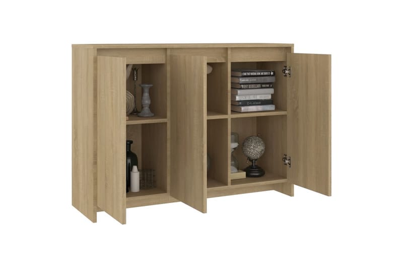 Senkki Sonoma-tammi 102x33x75 cm lastulevy - Beige - Säilytys - Säilytyskalusteet - Senkki