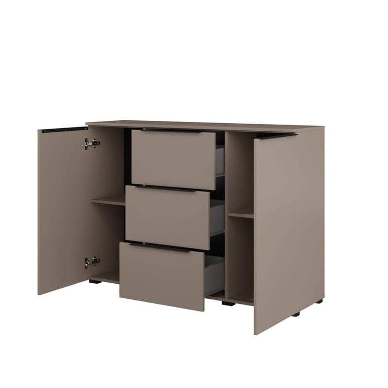 Senkki Tana 2 ovea ja 3 vetolaatikkoa - Kongo - Säilytys - Säilytyskalusteet - Senkki