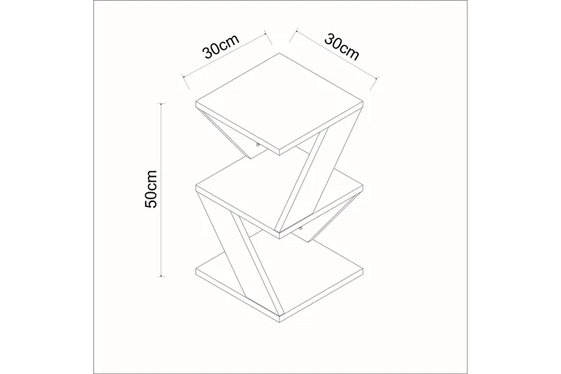 Tarjoilukaappi Albeni 30 cm - Antrasiitti - Säilytys - Säilytyskalusteet - Senkki