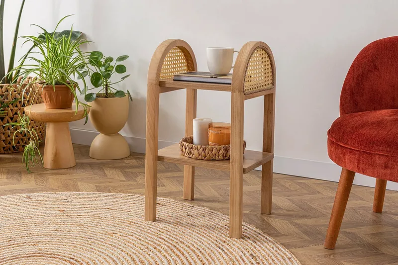 Tarjoilukaappi Makwana 30 cm, Natural