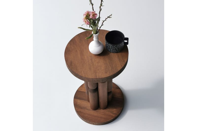 Tarjoilukaappi Stoa 27 cm - Ruskea - Huonekalut - Pöytä & ruokailuryhmä - Apupöytä & sivupöytä - Jalustapöytä & pylväspöytä