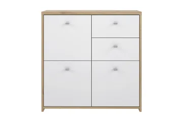 Senkki Toledor 2 laatikkoa 74x77 cm - Ruskea / Valkoinen - Säilytys - Säilytyskalusteet - Senkki