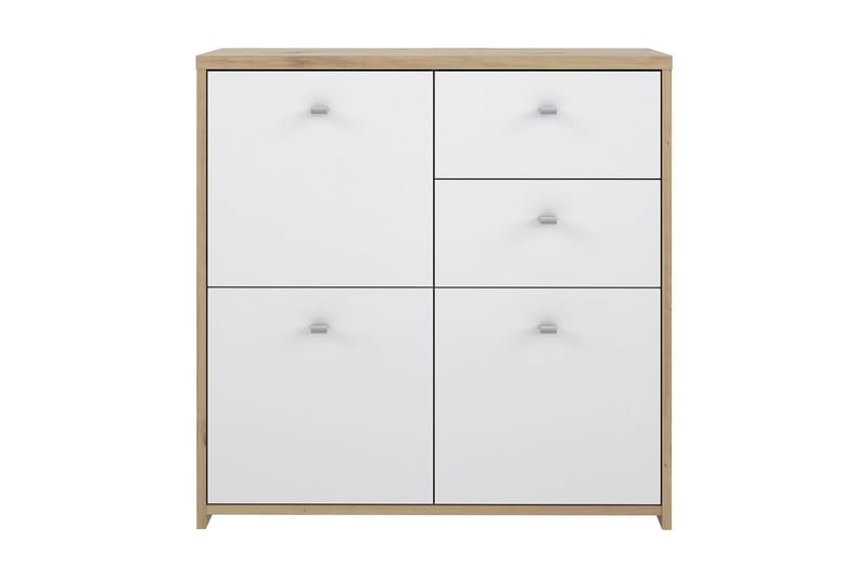 Senkki Toledor 2 laatikkoa 74x77 cm - Ruskea / Valkoinen - Säilytys - Säilytyskalusteet - Senkki