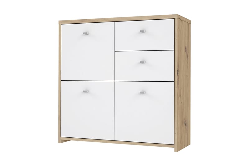 Senkki Toledor 2 laatikkoa 74x77 cm - Ruskea / Valkoinen - Säilytys - Säilytyskalusteet - Senkki