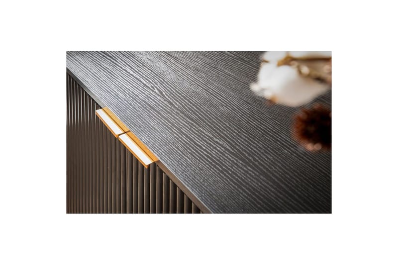 Senkki Wohnling Kalvopäällystetty lastulevy tammioptiikka 120 cm 2 ovea 3 laatikkoa moderni - Huonekalut - Pöytä & ruokailuryhmä - Apupöytä & sivupöytä - Tarjotinpöytä & pikkupöytä