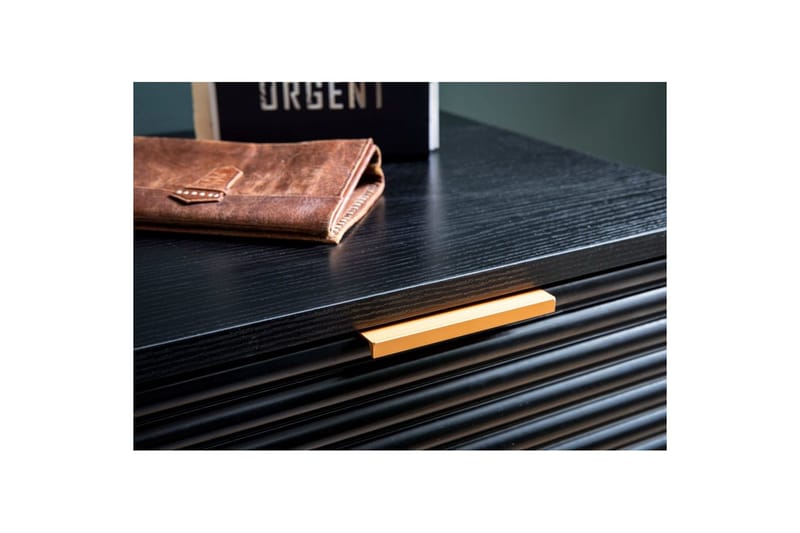 Senkki Wohnling Kalvopäällystetty lastulevy tammioptiikka 77 cm 2 ovea 2 laatikkoa säilytystila moderni - Huonekalut - Pöytä & ruokailuryhmä - Apupöytä & sivupöytä - Tarjotinpöytä & pikkupöytä