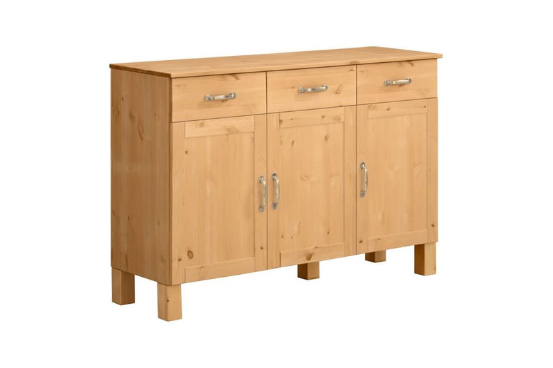 Senkkikaappi Alby 125x38x85 cm, Luonto - 125x38x85 cm, Luonto - Säilytys - Säilytyskalusteet - Senkki