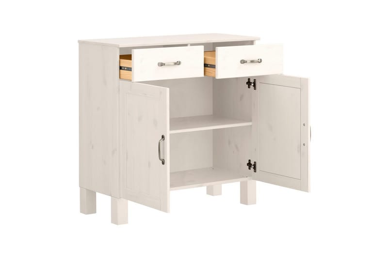 Senkkikaappi Alby 85x38x85 cm, Valkoinen - 85x38x85 cm, Valkoinen - Säilytys - Säilytyskalusteet - Senkki