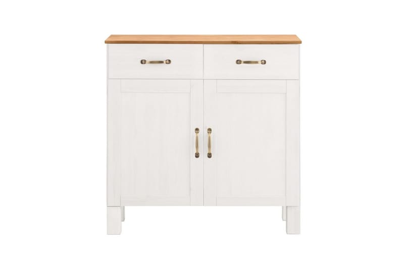 Senkkikaappi Alby 85x38x85 cm, Valkoinen/Hunaja - 85x38x85 cm, Valkoinen/Hunaja - Säilytys - Säilytyskalusteet - Senkki