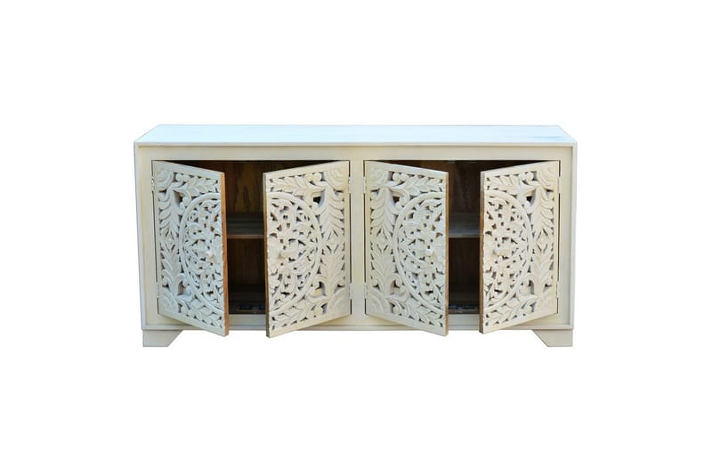 Senkkikaappi Kalita Valkoinen - Valkoinen - Säilytys - Säilytyskalusteet - Senkki