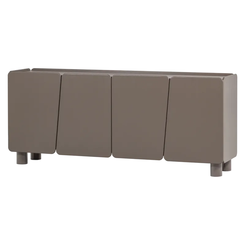 Senkkikaappi Root 200 cm, Tryffelinruskea