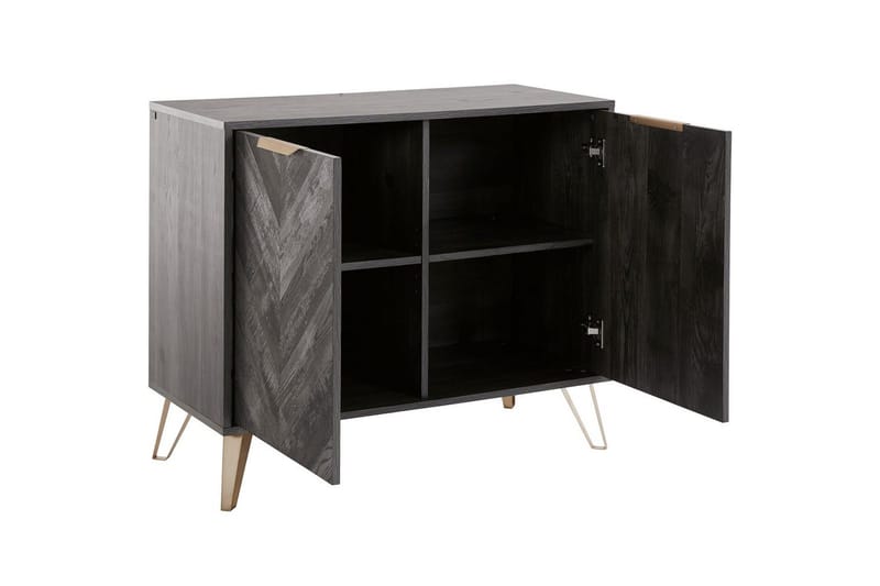 Senkkikaappi Tumma puu 90x40x75 cm - 90x40x75 cm - Säilytys - Säilytyskalusteet - Senkki