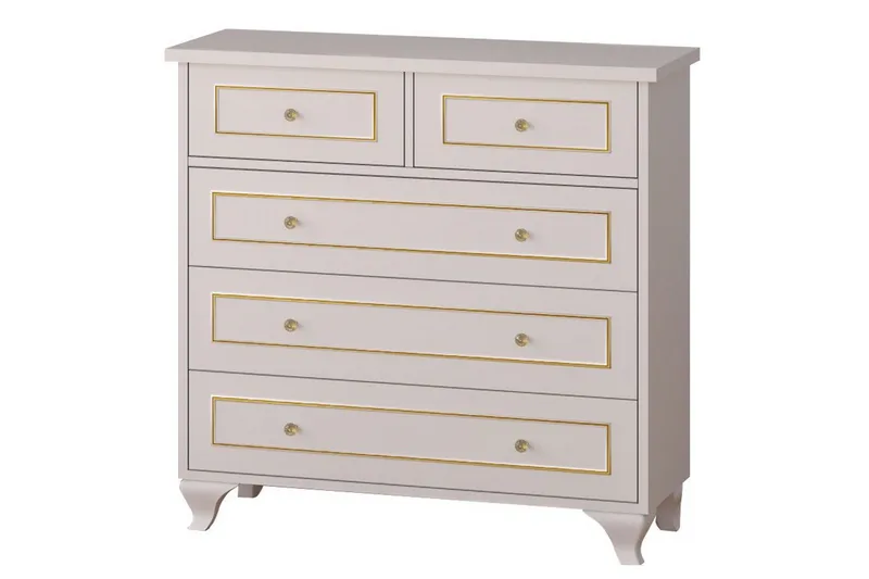 Seric Lipasto 90 cm - Matta Valkoinen - Säilytys - Säilytyskalusteet - Lipasto