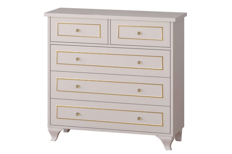 Seric Lipasto 90 cm - Matta Valkoinen - Säilytys - Säilytyskalusteet - Lipasto