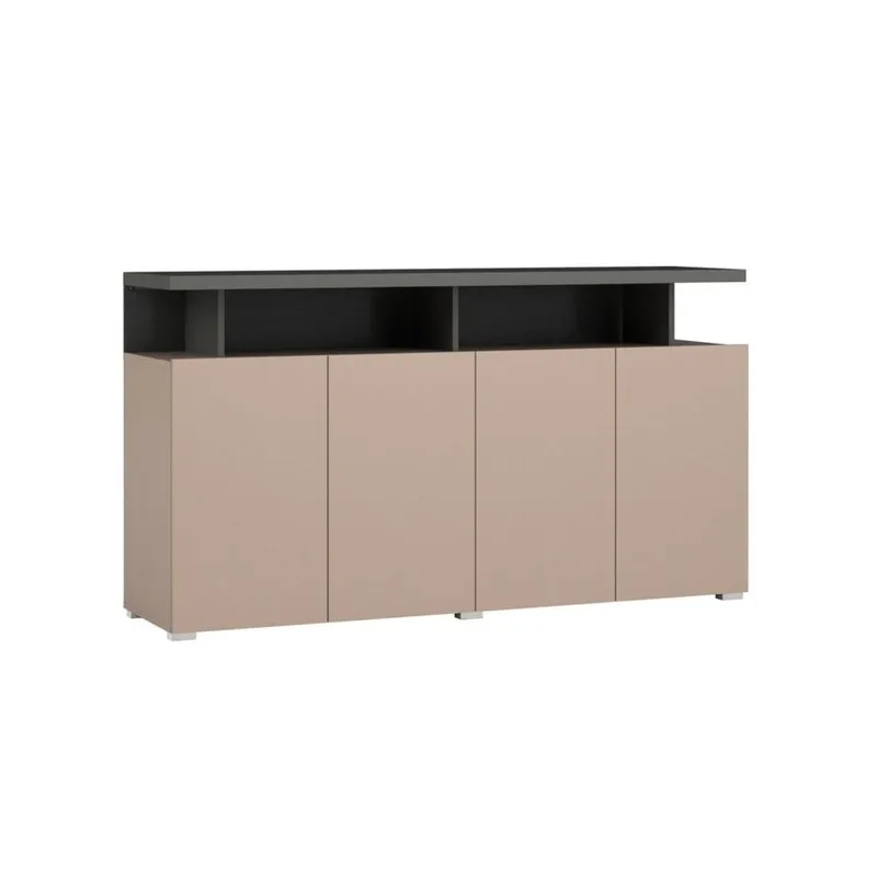 Serio senkki 4 ovella 153 cm puuta, Taupe