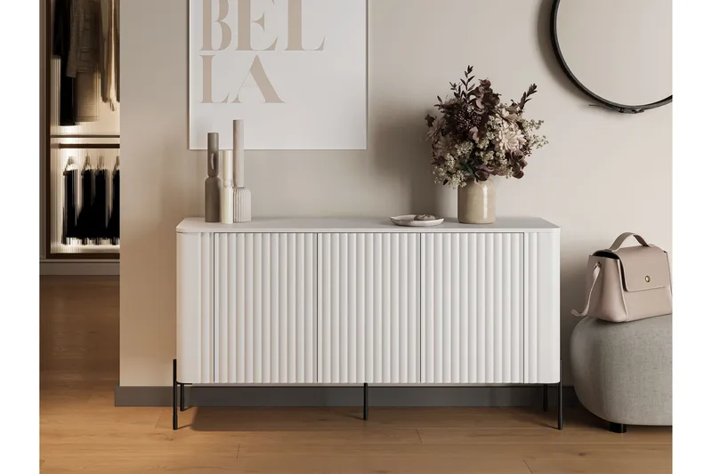 Sherie Senkki 150x40 cm - Valkoinen - Säilytys - Säilytyskalusteet - Senkki