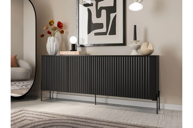 Sherie Senkki 190x40 cm, Musta