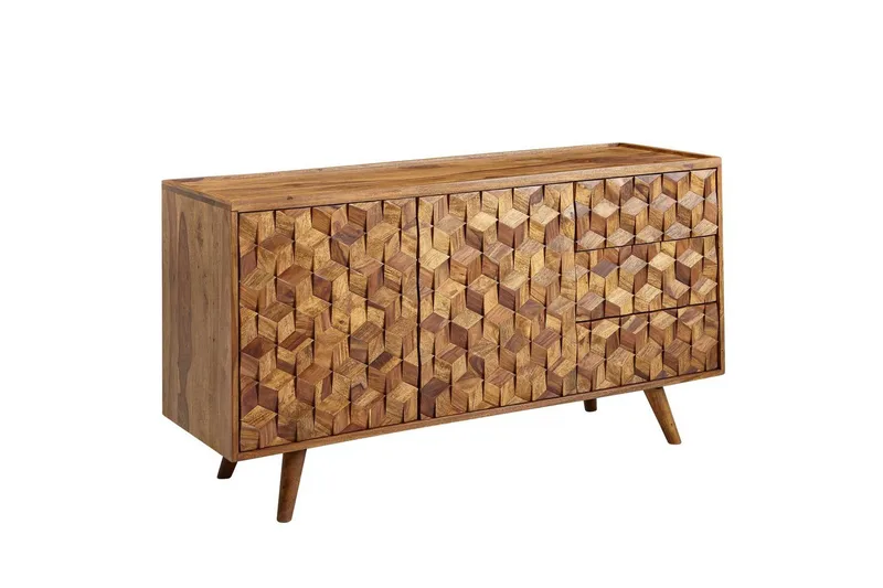 Sidobord & lampbord Wohnling Brun