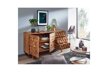 Sidobord & lampbord Wohnling Brun - Säilytys - Säilytyskalusteet - Senkki