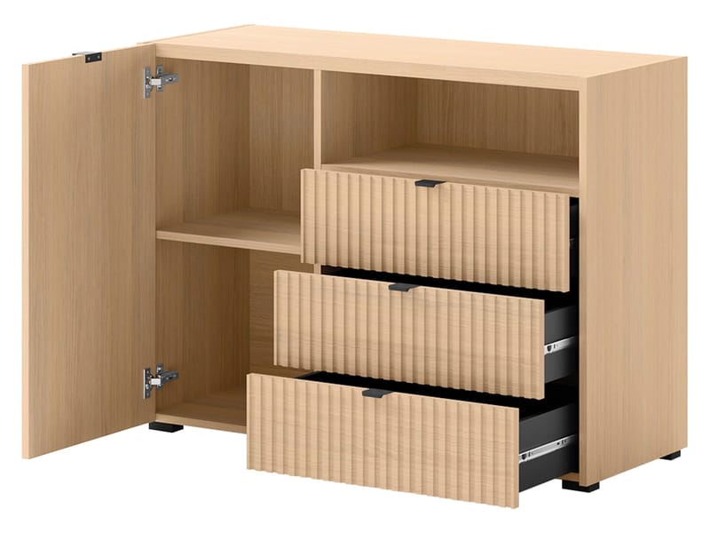 Sovren Lipasto 106 cm - Ruskea - Säilytys - Säilytyskalusteet - Lipasto