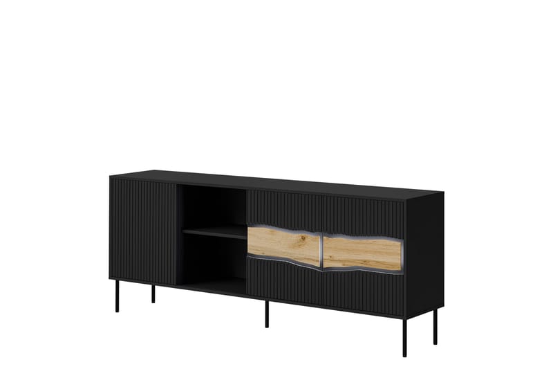 Stintino Senkki 190x40 cm - Musta/Ruskea - Säilytys - Säilytyskalusteet - Senkki