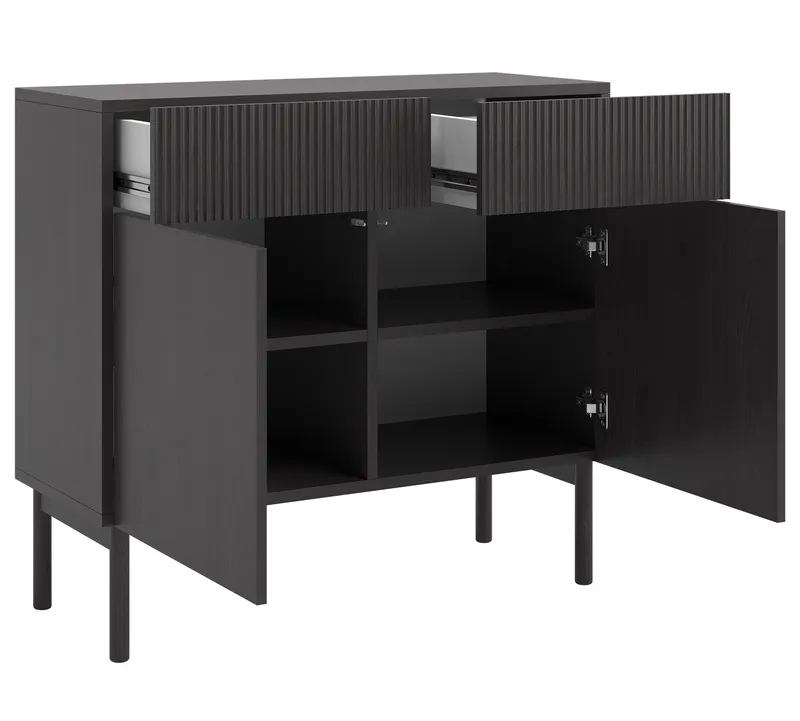 Takayo Lipasto 100 cm - Musta - Säilytys - Säilytyskalusteet - Lipasto