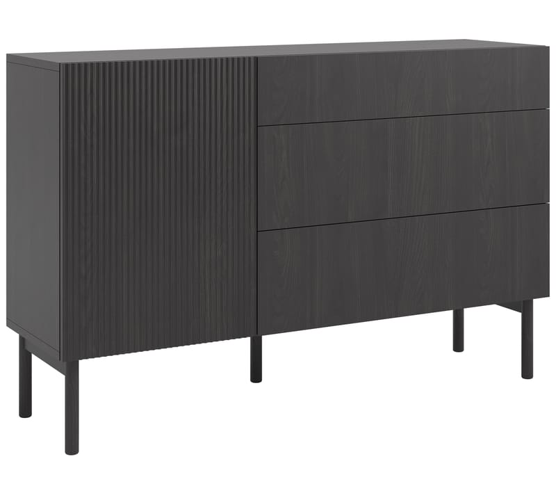Takayo Lipasto 140 cm - Musta - Säilytys - Säilytyskalusteet - Lipasto