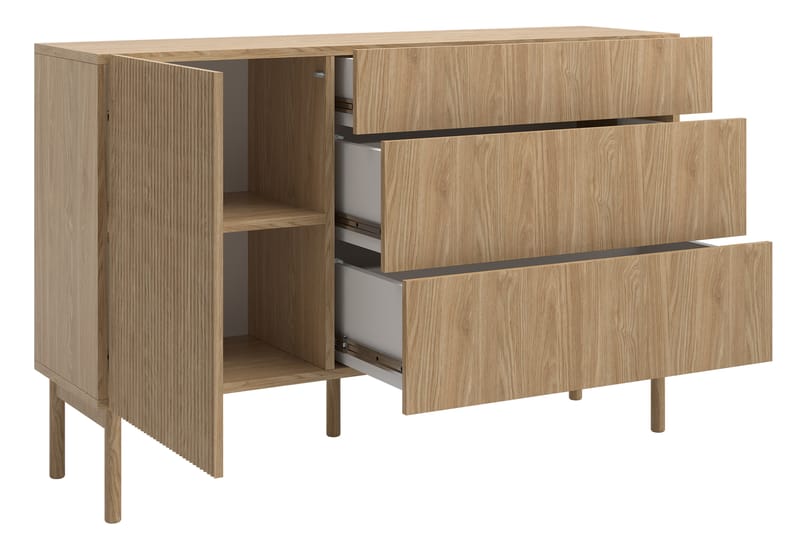 Takayo Lipasto 140 cm - Tammi - Säilytys - Säilytyskalusteet - Lipasto