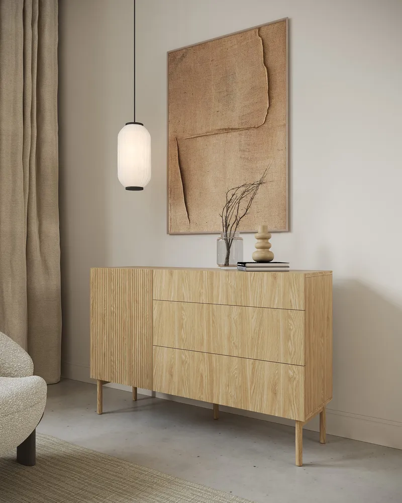 Takayo Lipasto 140 cm - Tammi - Säilytys - Säilytyskalusteet - Lipasto