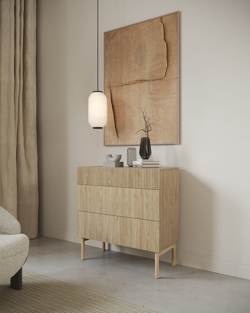 Takayo Lipasto 90 cm - Tammi - Säilytys - Säilytyskalusteet - Lipasto