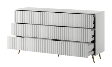 Tapas Lipasto 154 cm - Valkoinen - Säilytys - Säilytyskalusteet - Lipasto