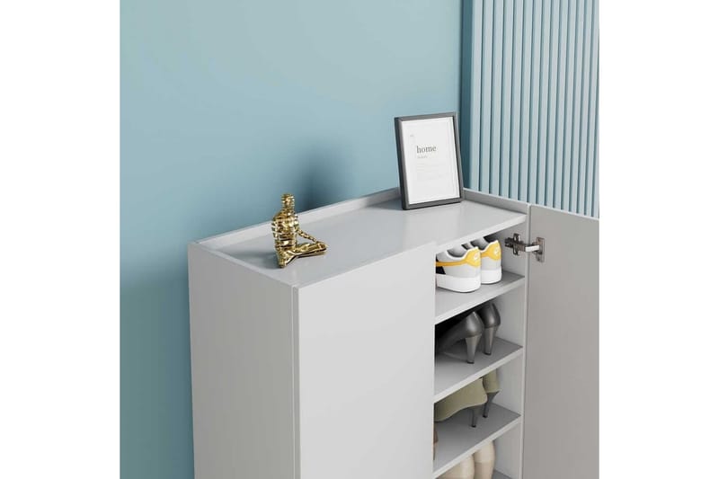 Tavallinen lipasto ilman yläosaa Monitoimikaappi Ostwerwalla valkoinen Valkoinen - Säilytys - Säilytyskalusteet - Lipasto