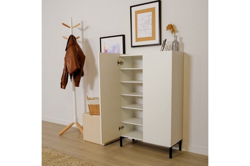 Tavallinen lipasto ilman yläosaa Monitoimikaappi Ostwerwalla valkoinen Valkoinen - Säilytys - Säilytyskalusteet - Lipasto