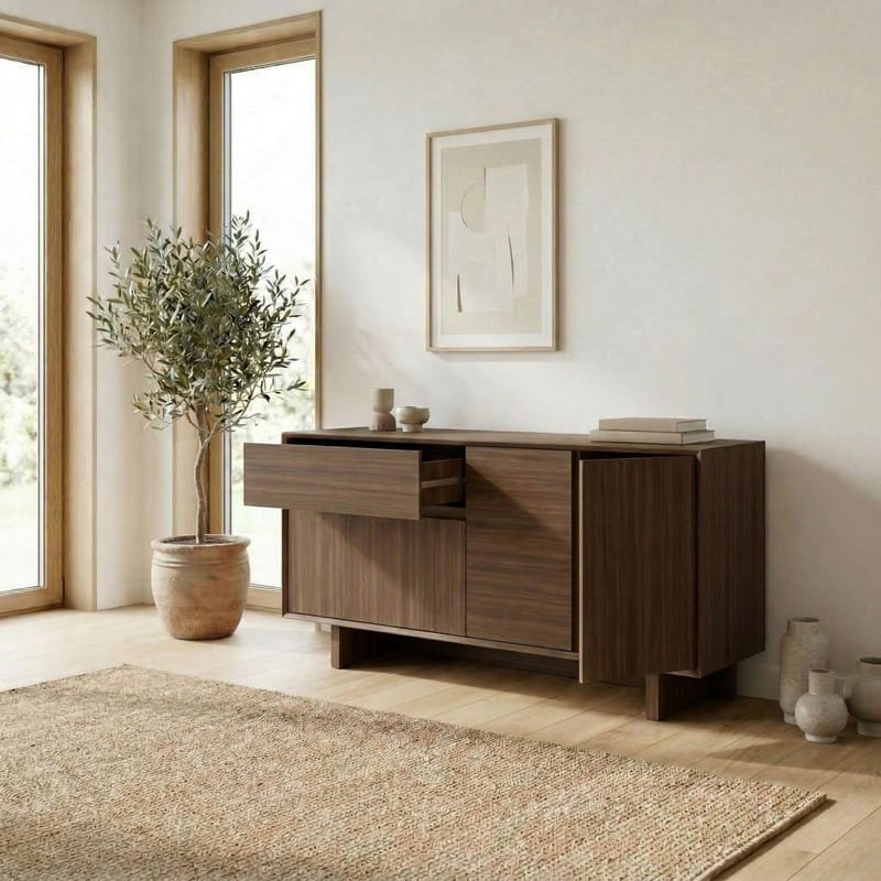 Tavon konsolipöytä 146x76x45 cm - Milano Walnut - Säilytys - Säilytyskalusteet - Senkki