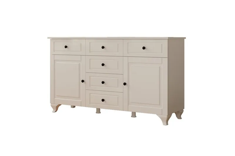 Thoro Kulmalipasto 130 cm, Matta Valkoinen