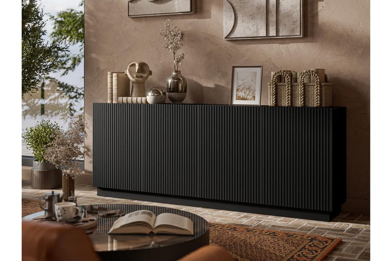 Torvalen Senkki 200x42 cm - Musta - Säilytys - Säilytyskalusteet - Senkki